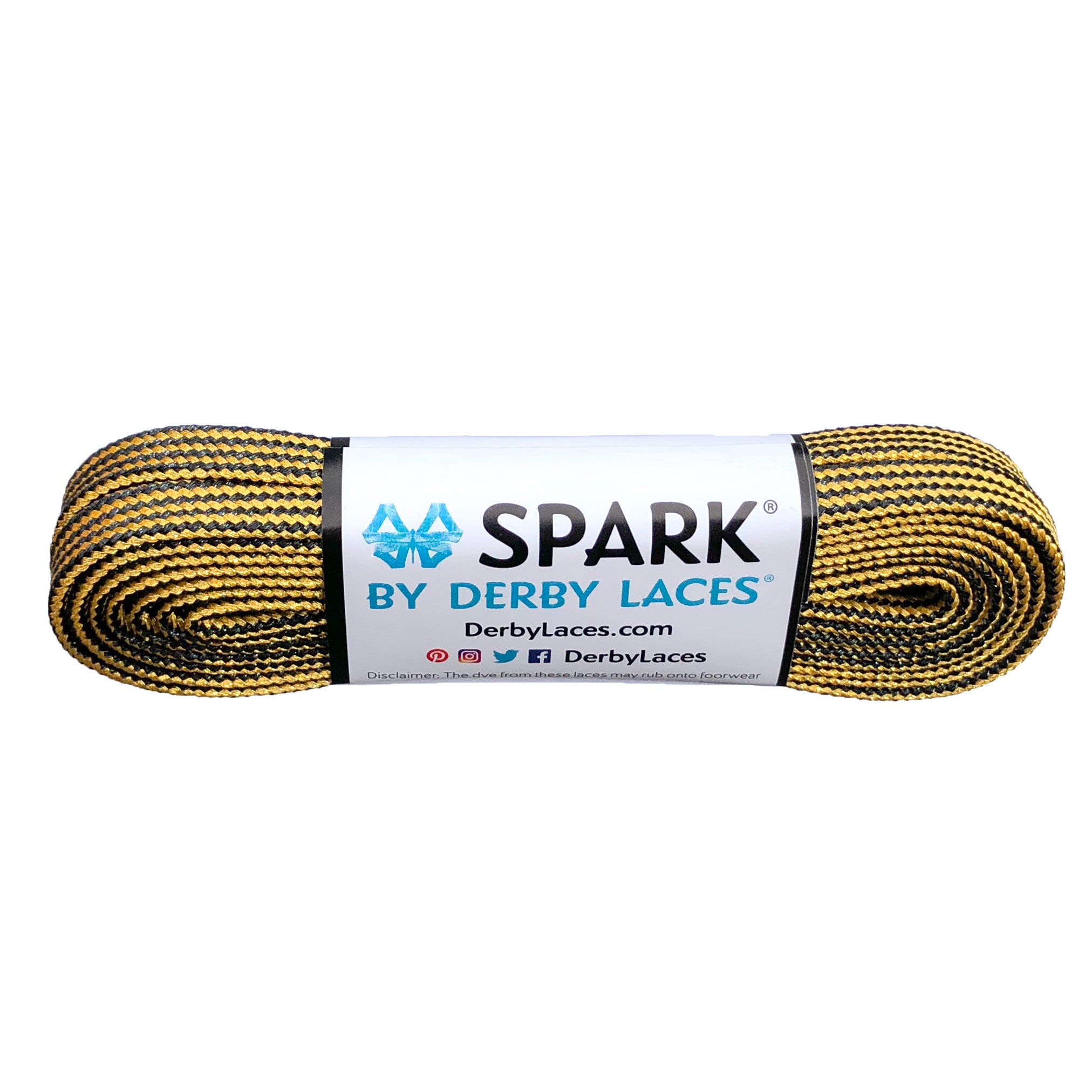 Derby Laces – Waxed & Spark Premium Skate Laces (96″ / 108″)